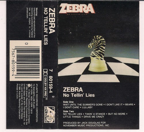 Zebra tellin lies - -, tellin'