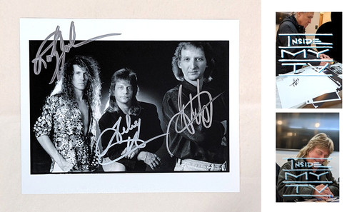 Band zebra firmata 8x10 foto - zebra,