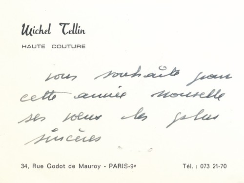 Michel tellin haute - tellin, couture